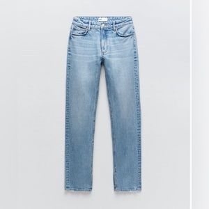 Zara jeans split leg size 26